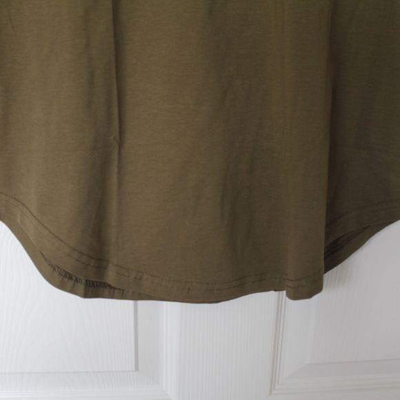 Aha Active, Large, New, Never worn, Olive t-shirt, curved hem - Picture 4 of 5